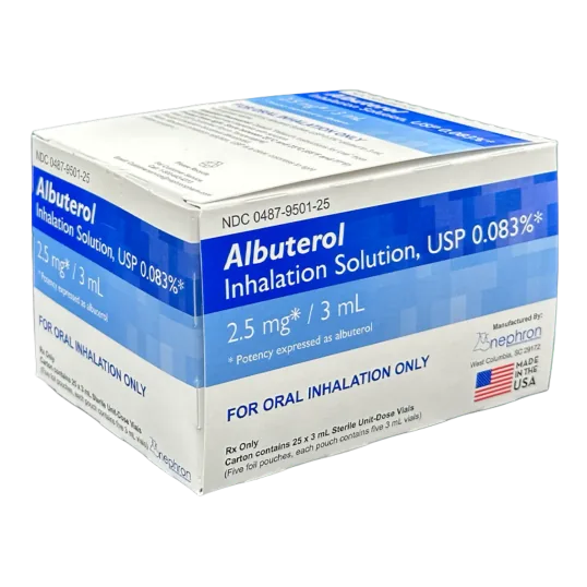 Albuterol nebulizer solution