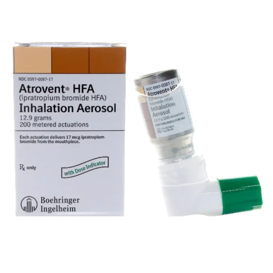 Atrovent ipratropium inhaler