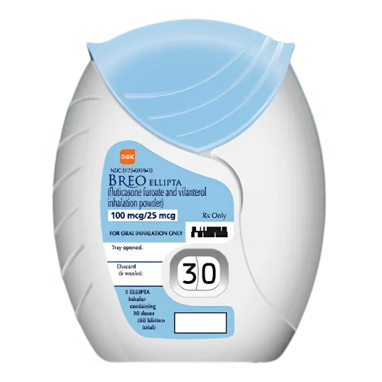 Breo Ellipta asthma inhaler