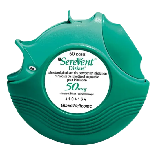 Serevent Diskus asthma inhaler