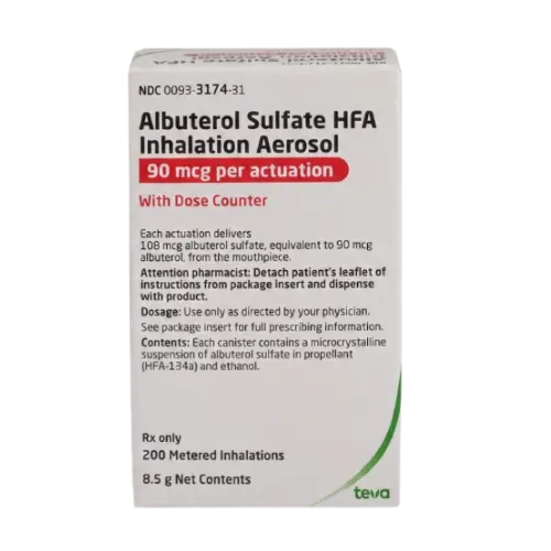 Generic ProAir albuterol inhaler