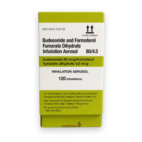 Budesonide and formoterol inhaler