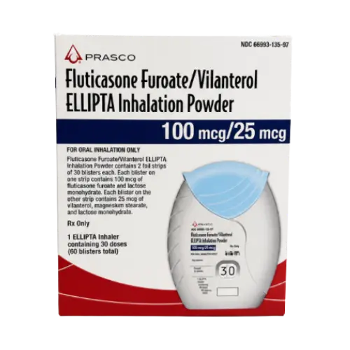Generic Breo Ellipta asthma inhaler