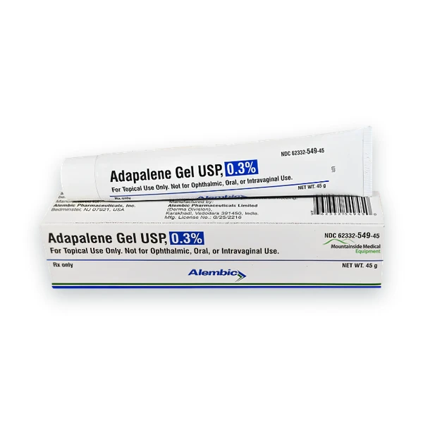 Adapalene gel acne treatment