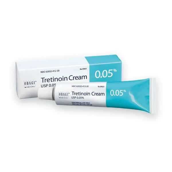 Tretinoin Cream for Acne 0.05% - 45g tube package