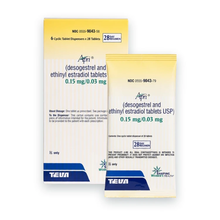 Apri birth control tablets