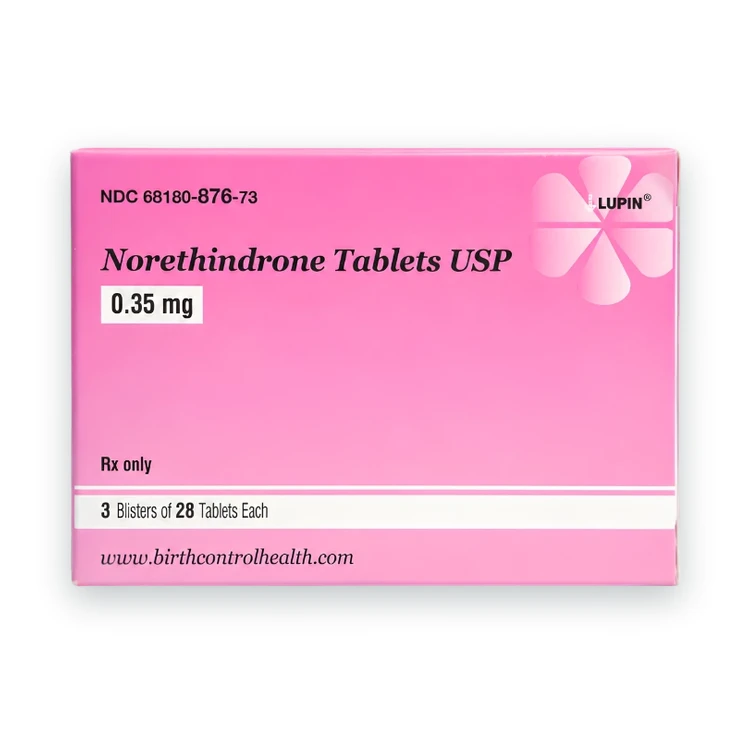 Norethindrone 0.35 mg progestin-only birth control tablets