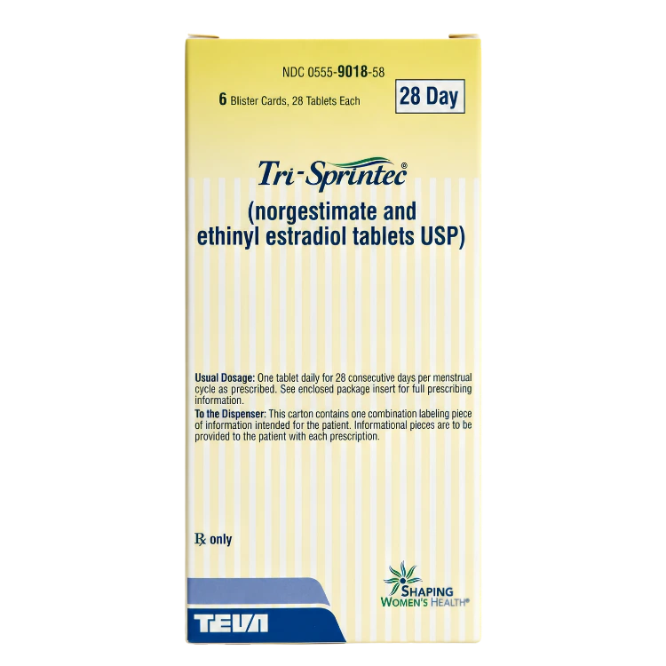 Tri-Sprintec birth control tablets