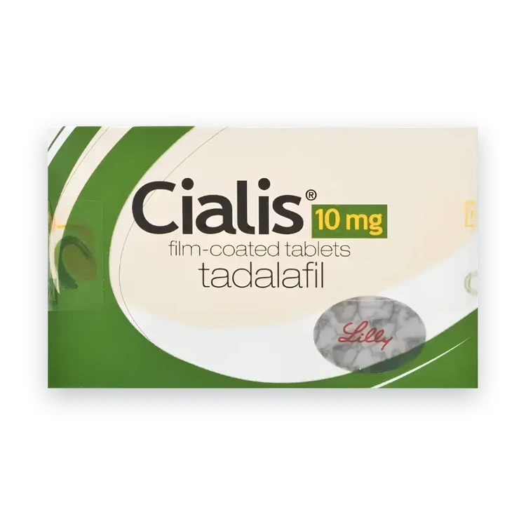 Cialis 10 mg carton of tadalafil film-coated tablets by Lilly