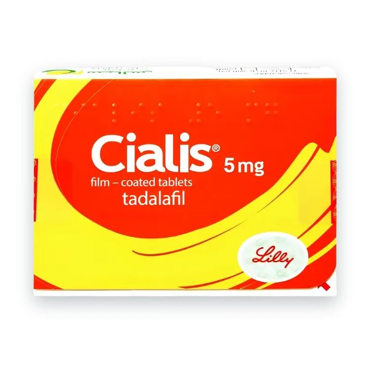 Cialis 5 mg carton of tadalafil film-coated tablets for once-a-day use