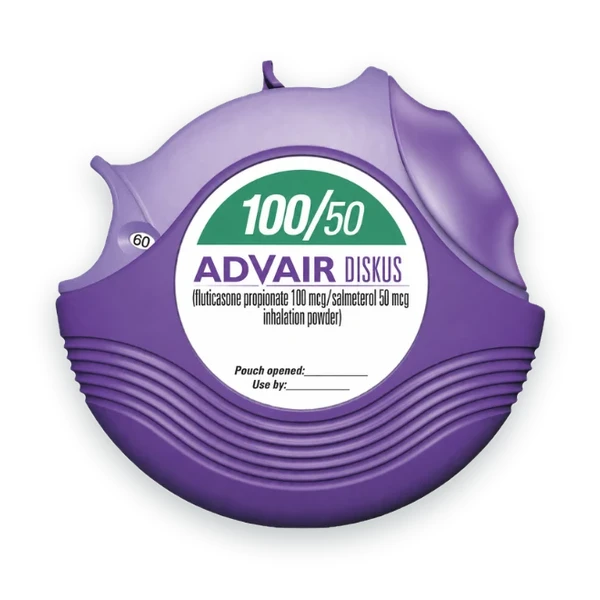 Advair Diskus (fluticasone propionate/salmeterol) 100/50mcg package