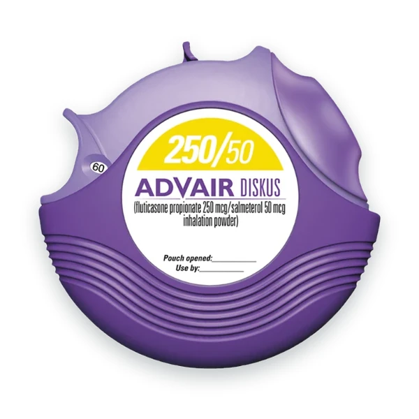 Advair Diskus (fluticasone propionate/salmeterol) 250/50mcg package