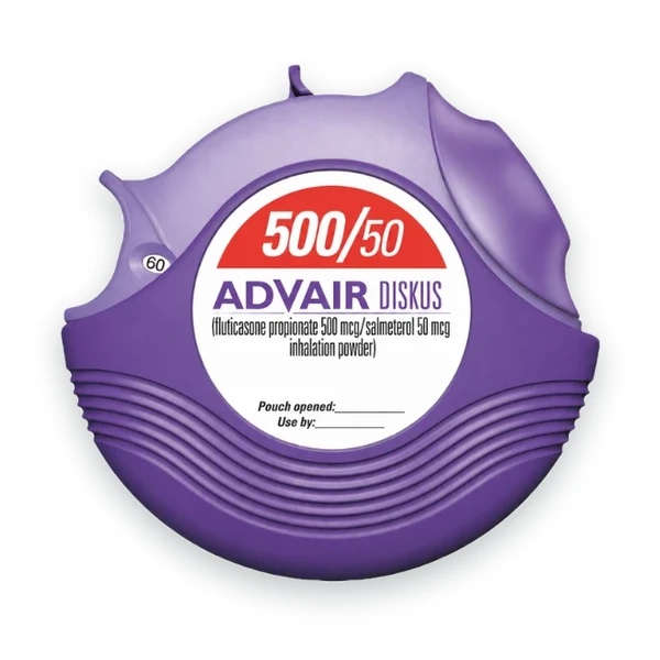 Advair Diskus (fluticasone propionate/salmeterol) 500/50mcg package