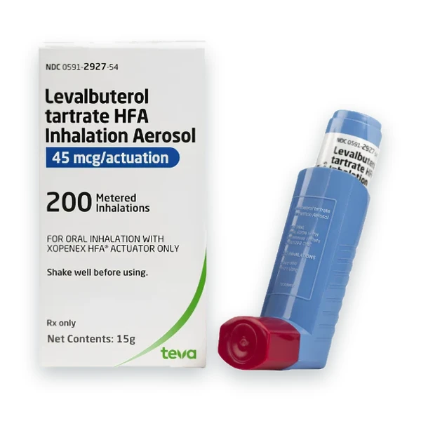 Levalbuterol HFA 45mcg 15mg package
