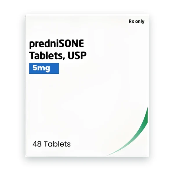 Prednisone 5 mg (12 Day Taper) package
