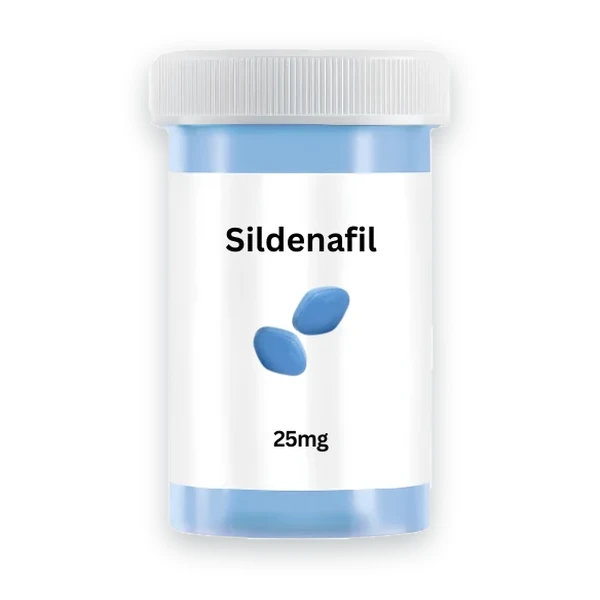 Sildenafil for Erectile Dysfunction 25mg package