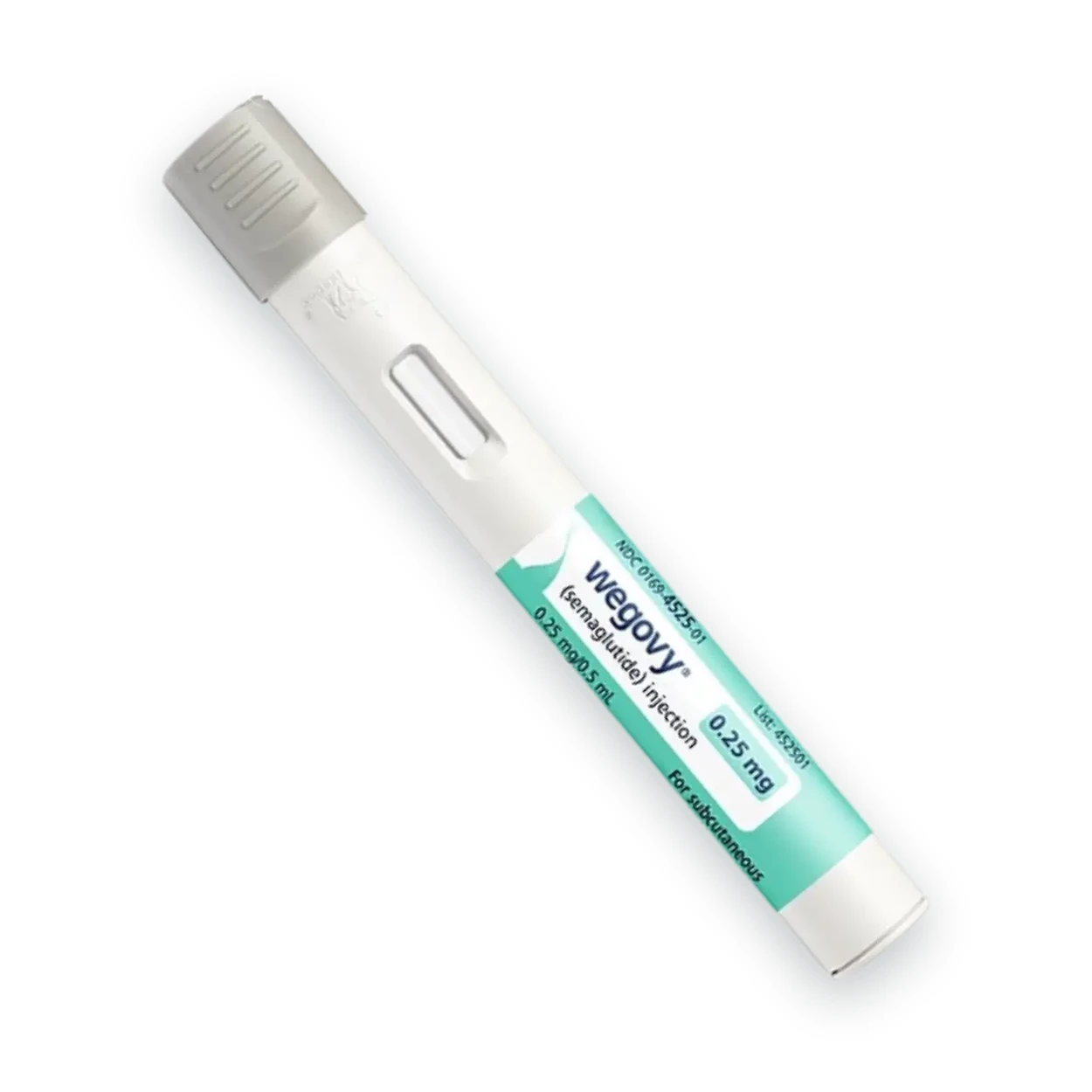 Wegovy for Weight Management 0.25mg package