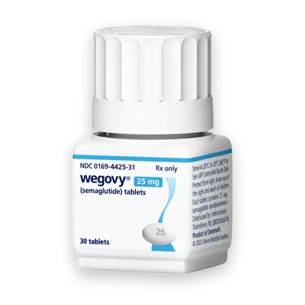 Wegovy Pill for Weight Management 25mg package