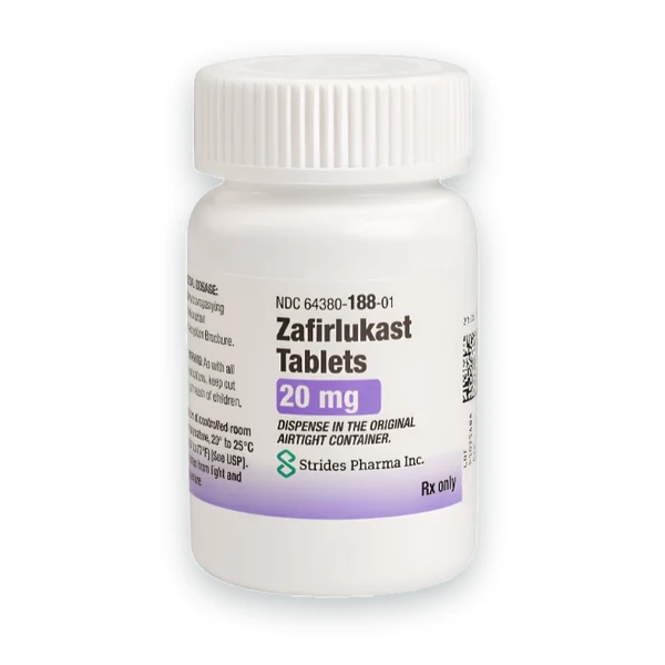 Zafirlukast for Asthma 20mg package