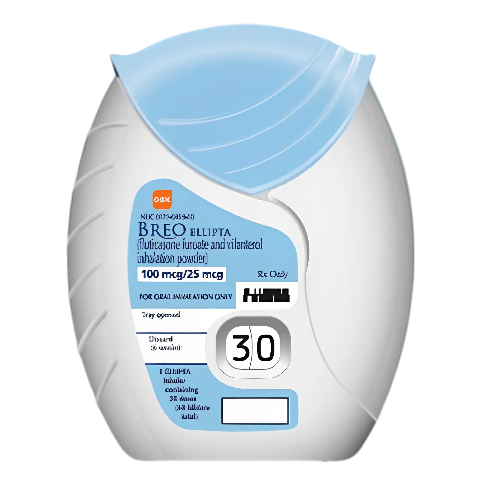 Breo Ellipta asthma inhaler