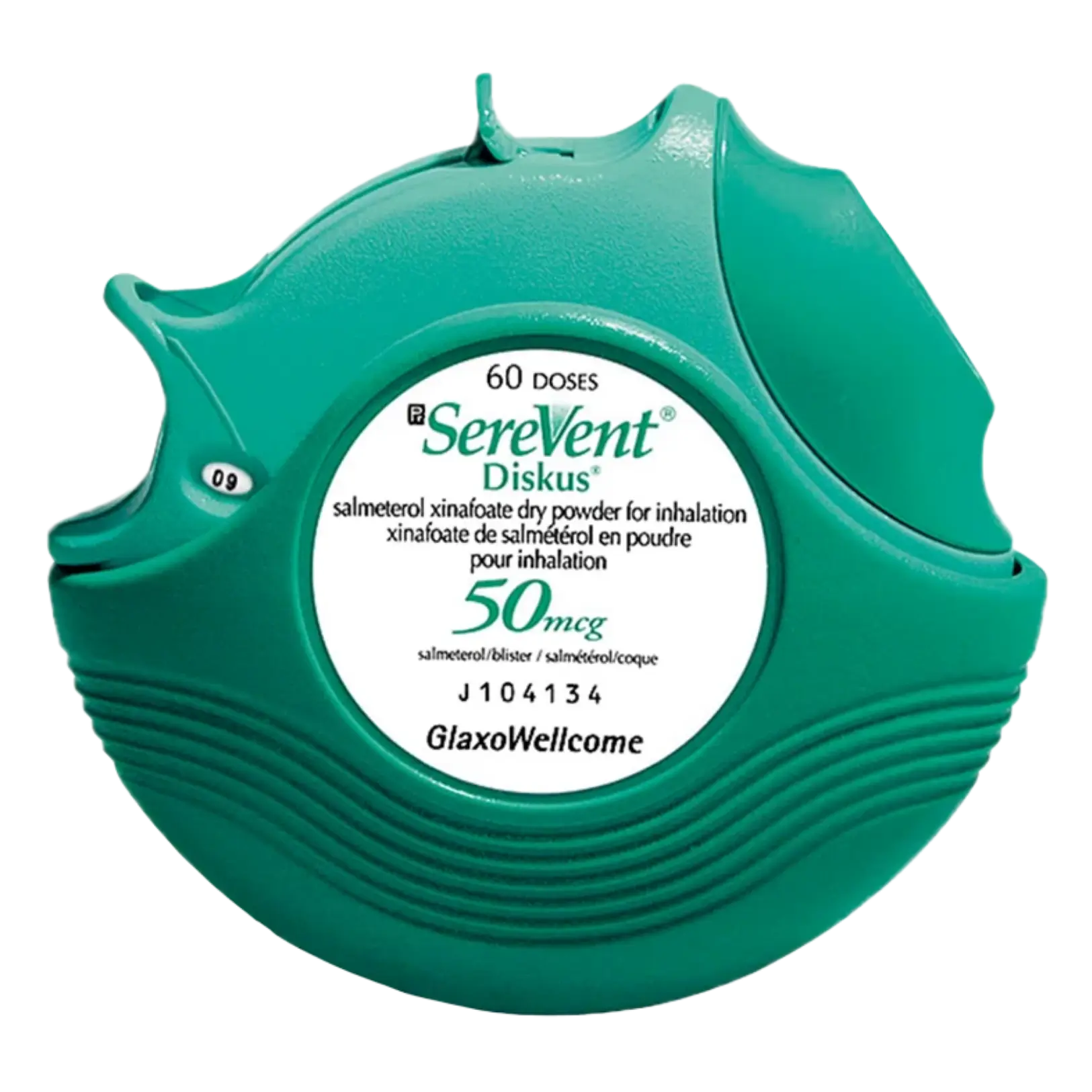 Serevent Diskus asthma inhaler
