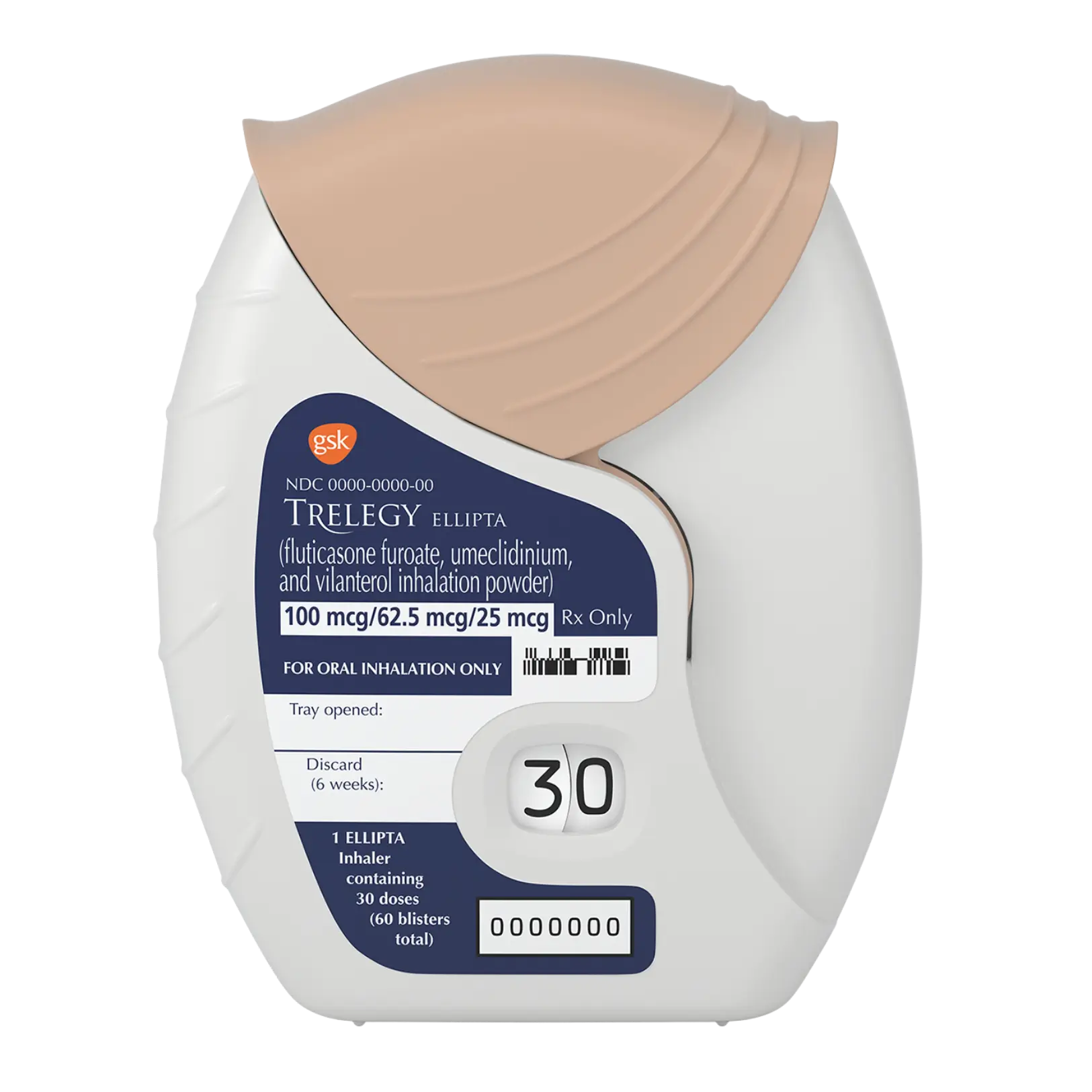 Trelegy Ellipta asthma inhaler